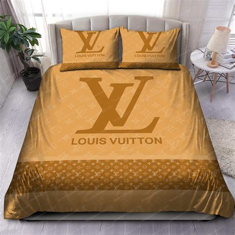 louis vuitton lv bed set|authentic Louis Vuitton bedding set.